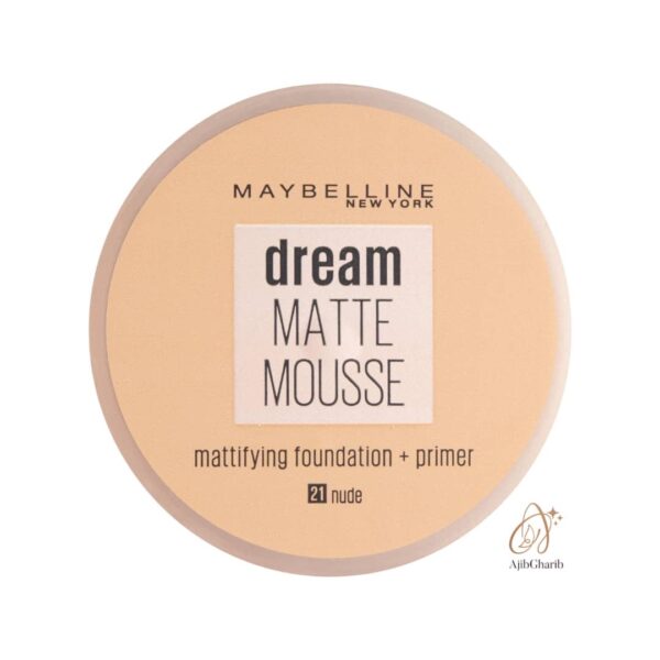 موس میبلین مدل Dream Matte Mousseشماره 21