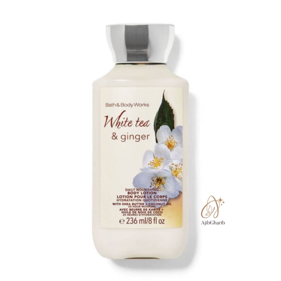 لوسیون بدن بث اند بادی مدل White Tea&Ginger