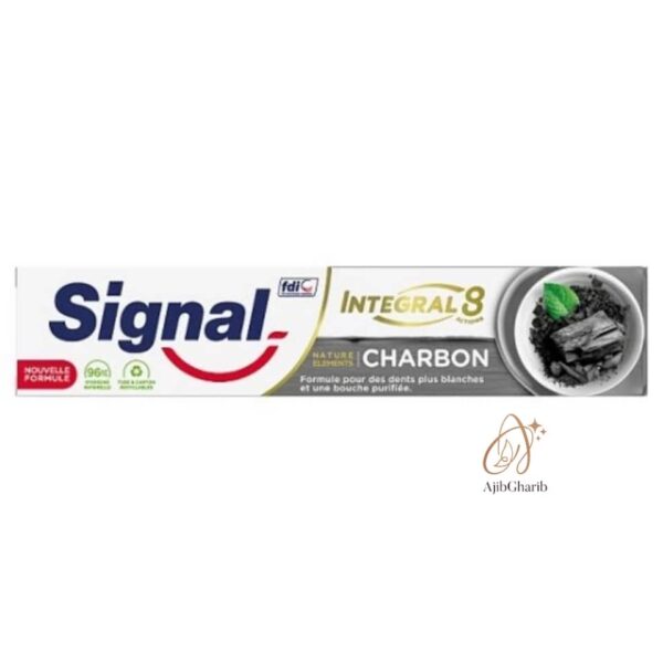 خمیردندان سفید کننده زغال سیگنال مدل Integral8