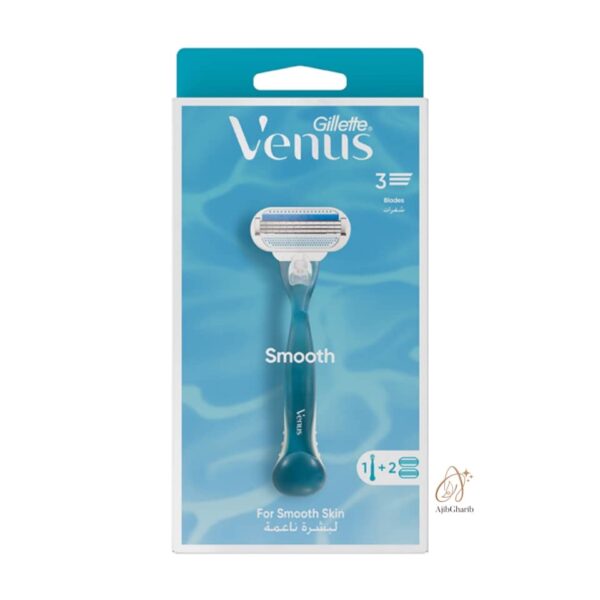 تیغ بانوان ژیلت مدل Venus Smooth به همراه تیغ یدک
