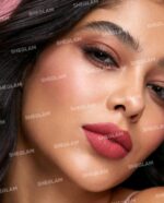 رژلب مات کننده جامد شیگلم مدل Matte Allure رنگ Retro Rose201 - Image 3