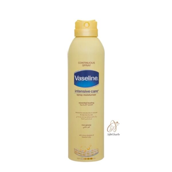 اسپری مرطوب کننده بدن وازلین مدل essential healing