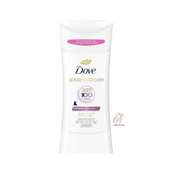ضدتعریق استیکی زنانه داو مدل Invisible Clear finish