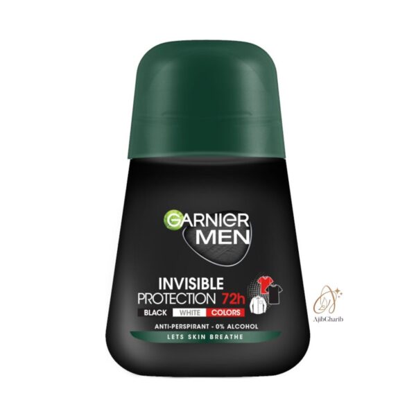 رول ضدتعریق مردانه گارنیر مدلInvisible Black,White & Colors