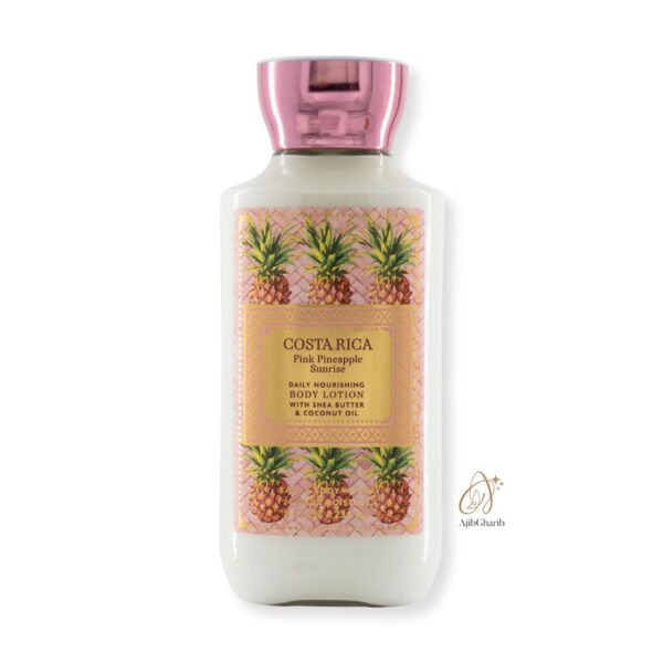 لوسیون بدن بث اند بادی مدل Costa Rica Pink Pineapple Sunrise