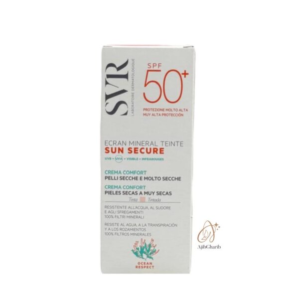کرم ضدآفتاب مینرال رنگی اس وی آر مدل SUN SECURE(کم تاریخ)