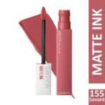 رژلب مایع مات میبلین مدل MATTE INKشماره155 - Image 2