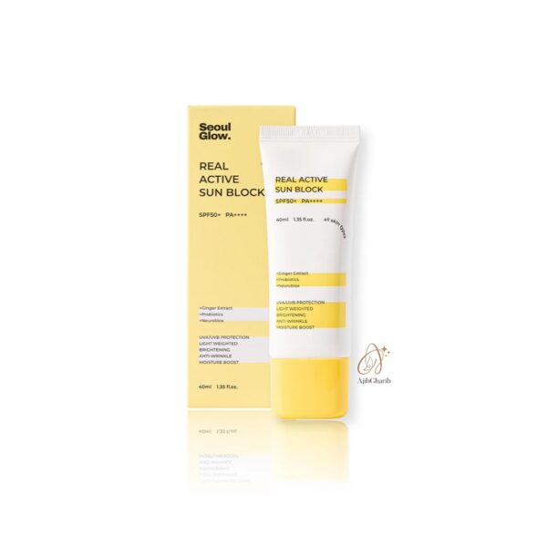 ضدآفتاب سئول گلو مدل Real Active Sun Block