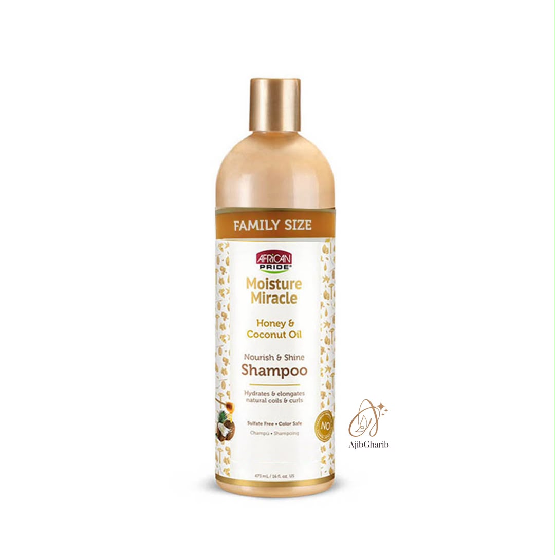 997426e7-c0f1-4948-8ada-0f80af455dea شامپو مغذی و درخشان کننده آفریکن پراید مدل Moisture Miracle - تصویر 1