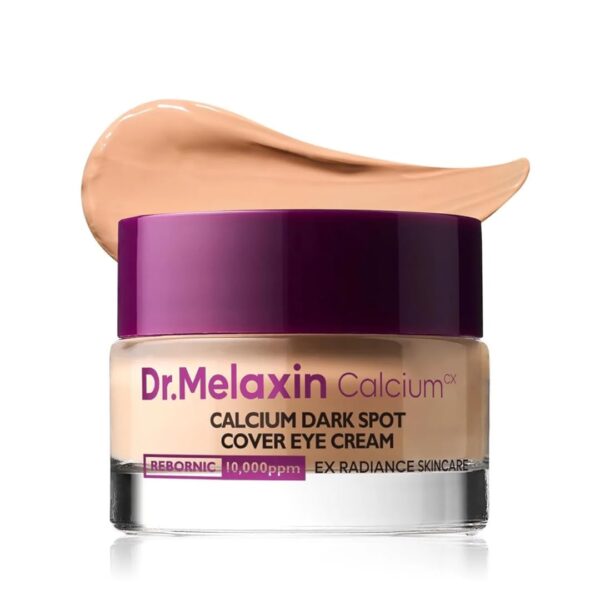 کرم دورچشم رنگی دکتر ملاکسین مدل Calcium Dark Spot Cover