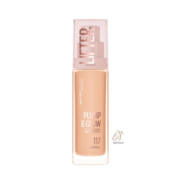 کرم پودر آبرسان میبلین مدل Lifter Plump & Glow شماره 117
