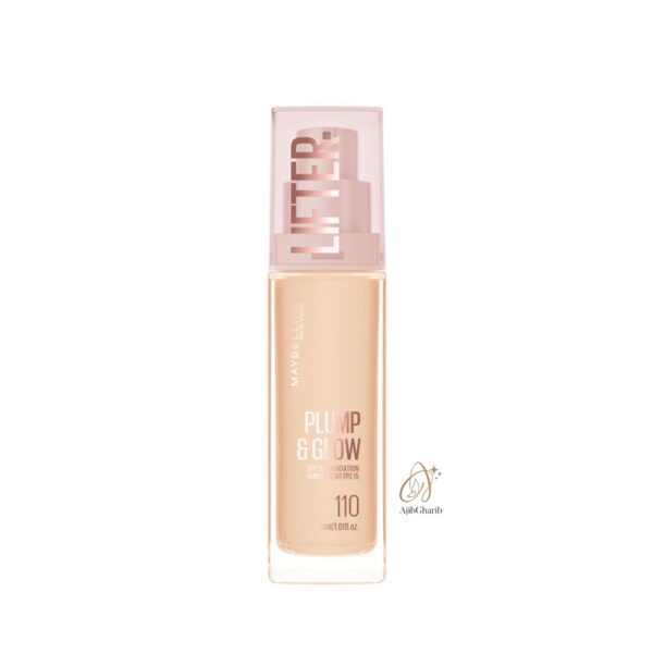 کرم پودر آبرسان میبلین مدل Lifter Plump & Glow شماره 110